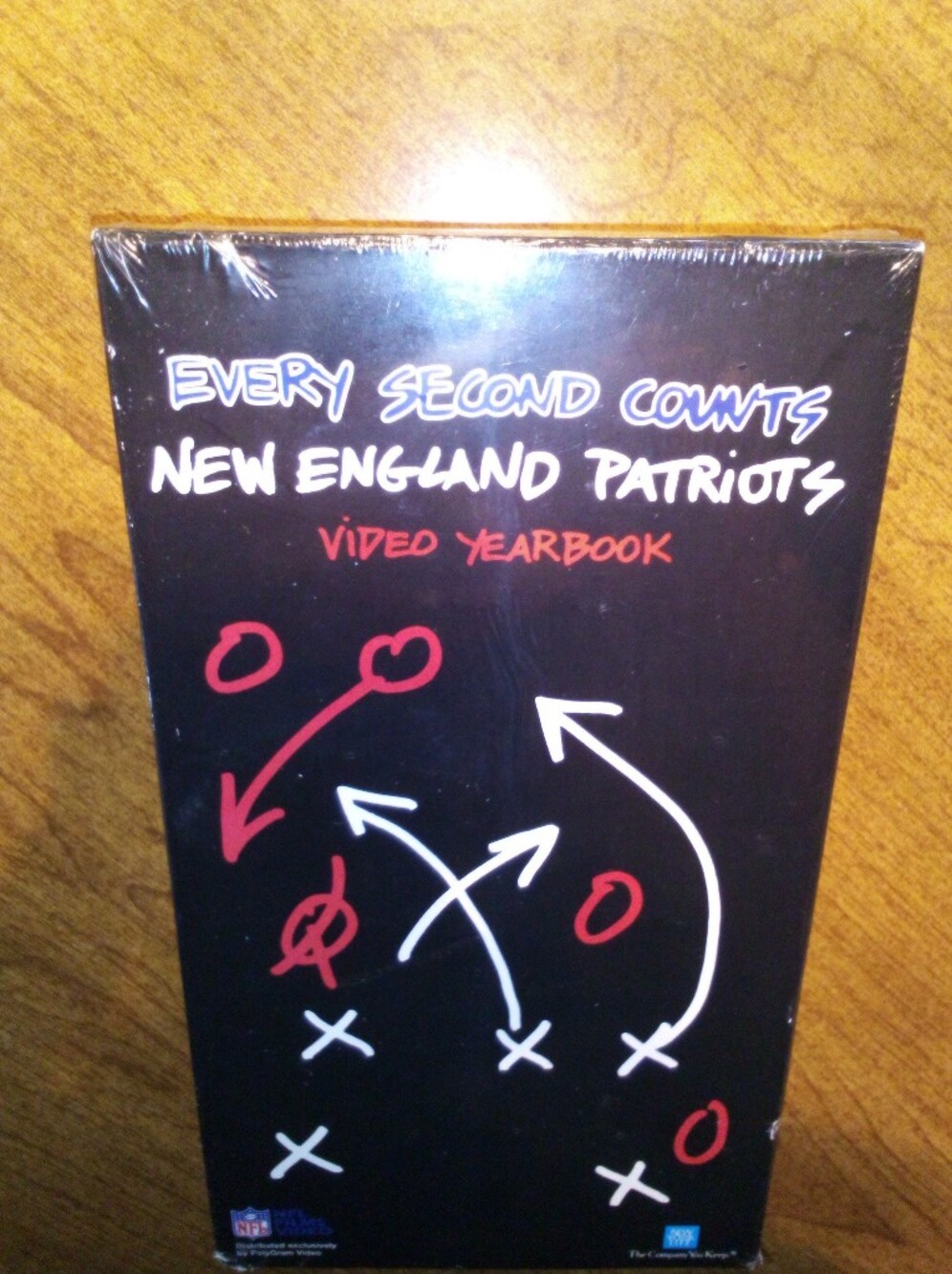 Every Second Counts New England Patriots Video Yearbook 1992 NFL Film VHS Sealed